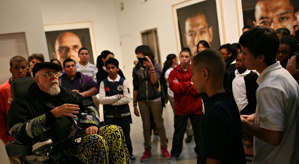 Chuck Close Uses Art to Inspire Students to Academic Success - NYTimes.com